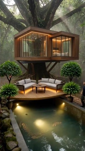 I Built a Secret Bamboo Palace EP 7 | Beautiful Handmade Bamboo Craft 🎋 #bamboohouse #short