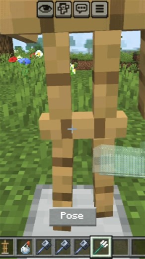 minecraft bulid hack 🙂 #minecraft