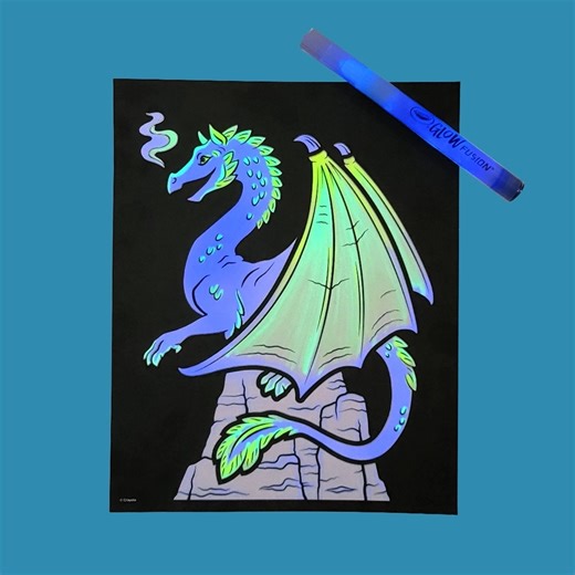 10K views · 90 reactions | It’s glow time! With the Crayola Glow Fusion Marker Coloring Set - Mythical Creatures, kids can "color in the dark" using special glow markers in red, orange, yellow, green, and blue shades. ️: https://bit.ly/3UYcf3c | Crayola | Facebook