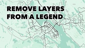 Remove layers from a legend