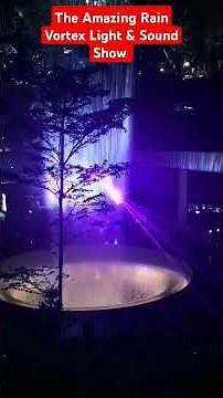Part 01 - The Amazing Rain Vortex Light & Sound Show @ Jewel, Changi Airport #fireworks #travel