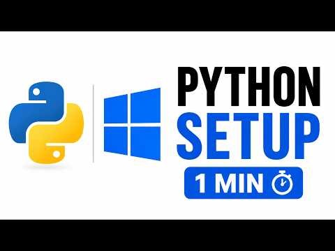 Get Started with Python on Windows (1-Minute Setup)