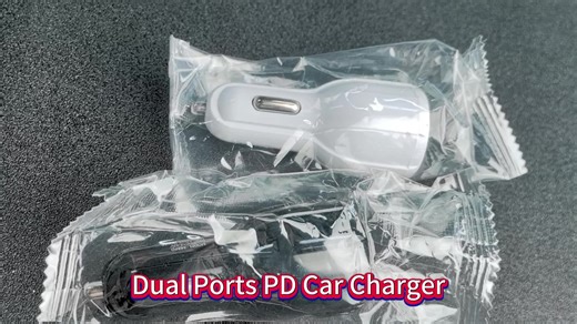 High Quality Dual USB-C Ports Quick Charger QC3.0 PD Fast Charging for Laptops and Mobile Phones Electric Car Charger