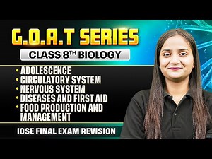Class 8 ICSE Biology Marathon | 5 Chapters in 1 Video | GOAT Series Day 7