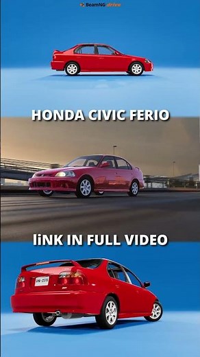 Free Honda Civic Ferio Mod in BeamNG Drive