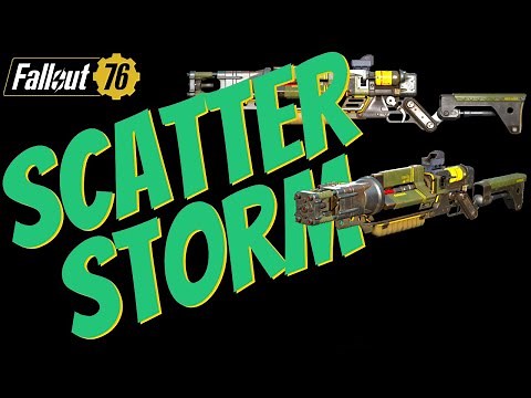 Fallout 76 - Testing An Automatic Ultracite Laser Rifle With Bullet Storm