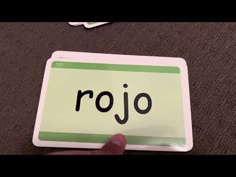 Your Baby Can Read Spanish Green Word Cards