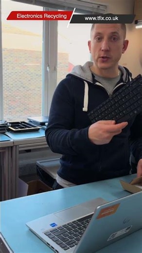 HP ProBook with missing keys, and no easy fix #laptoprepair #techwork #shorts