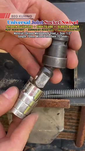 Universal Joint Bar Socket Extension | Swivel Impact Adapter