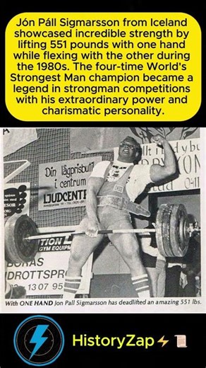 The Icelandic Viking: 4-Time World's Strongest Man Jón Páll Sigmarsson
