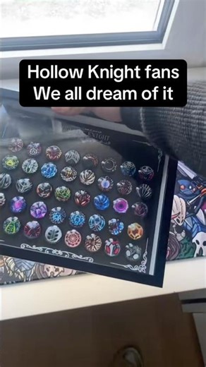 Real-life magnetic charms set from Hollow Knight #hollowknight #hollowknightcharms