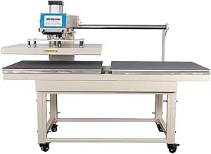 28x36 Large formart Pneumatic up Sliding Dual Platen Heat Press Machine