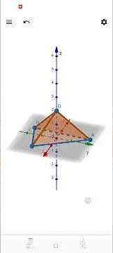 Pyramid Create using geogebra 3d #geogebra #geogebratutorial #geometry #shortvideo