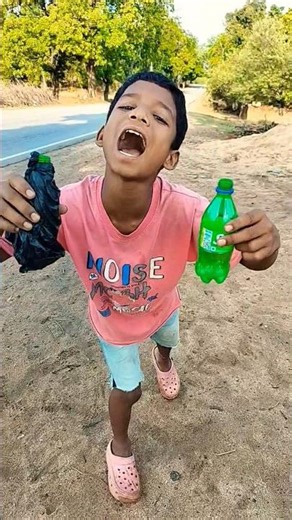 This small policeman made me drink black water 😅🤩😝😂🤩😰🤢 # Shorts # Funny