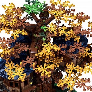 7K views · 640 reactions | Have you already turned back your clocks for the winter season? ⏰ Remember that you can also prepare your Treehouse for the season change by switching out its leaves!  | LEGO Ideas | Facebook