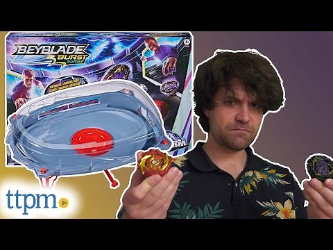 Beyblade Burst Surge Speedstorm Motor Strike Battle Set Game from Hasbro Review!