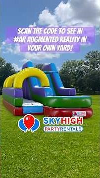 34ft Retro Dual Water Slide Rental Texas USA | Slip and Slide + Water Slide Combo