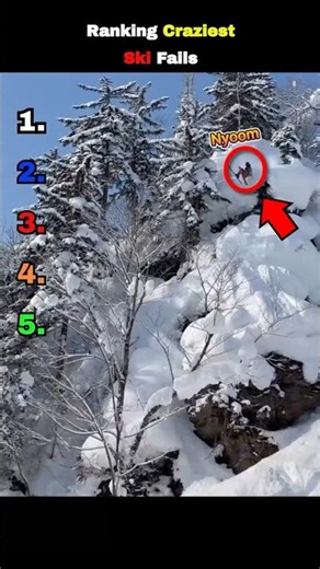 Ranking CRAZIEST Ski Fails