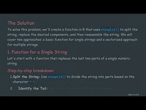 How to Use strsplit() in R to Replace Numeric Strings with Characters
