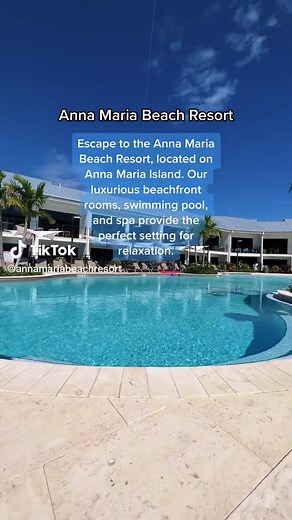 Escape to paradise at the Anna Maria Beach Resort, where all rooms offer stunning beachfront views.🌴 #annamariaisland #florida #luxuryvacation #fyp