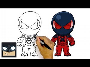 How To Draw Spider-Man Scarlet Spider II Suit | Spider-Man PS4