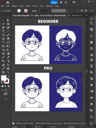 Adobe Illustrator 2026 Tips - How to place a logo on a background of the same color #ducthangds
