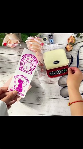 Use Phomemo M02 mini sticker printer to DIY a cup!#phomemo