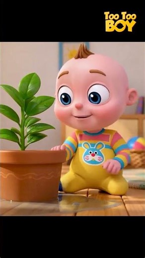 Oops! Too Much Water For Plant | Too Too Boy Comedy Series #youtubeshorts #animation #cartoon Shorts