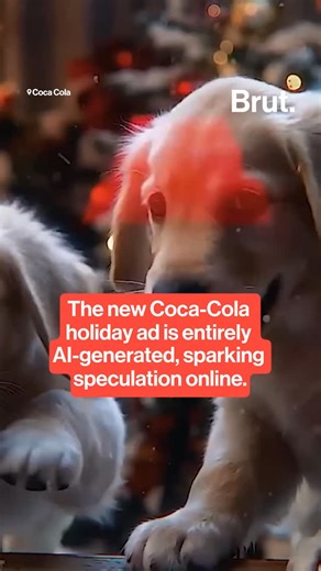 Brut on Instagram: "Coca-Cola’s new holiday ad is entirely AI-generated, created by LA-based studio Secret Level using tools like Kling, Leonardo, and Runway. The campaign revives the 1995 classic with fewer people and more advanced generative tech, sparking debate about creativity and job security in advertising.⁣ ⁣ #CocaCola #AI #Advertising #GenerativeAI"