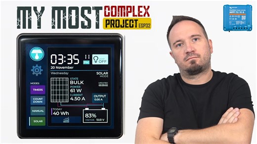 我最复杂的 ESP32 项目：从 Victron 太阳能充电器获取数据