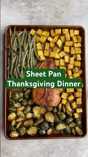 Sheet Pan Thanksgiving Dinner | Easy Thanksgiving for 4