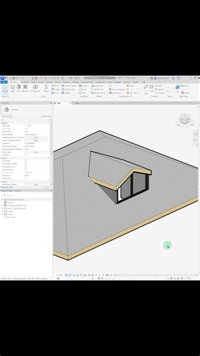 How to create a DORMER in Revit #architecture #learnrevit #revit #architect #revittutorial #buildingahouse #building #builder