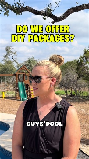 Want the dream backyard but prefer to do it yourself? Rebecca Creek offers DIY pool packages so you can take control of your project while still getting the quality materials and guidance you need. Your pool, your timeline, your way. #RebeccaCreekPoolAndPatio #bulverdepool #fiberglasspools