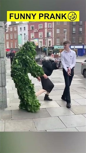 Bushman Prank Gets INSANE Reactions 😱 #pranks #funny #memes