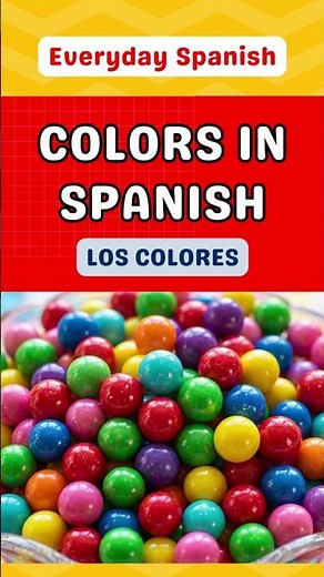 Colors in Spanish - Native Speaker Pronunciation 🔴🟢🔵