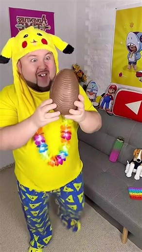 Chocolate egg downsize challenge 🤣