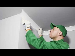 Installation of polyurethane ceiling cornices