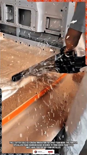 C Cutter Tools: Foam Chainsaw Blade #tool #tools #innovation