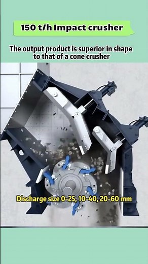 Impact Crusher | Crushes limestone, river stone, bluestone, construction waste, aggregate