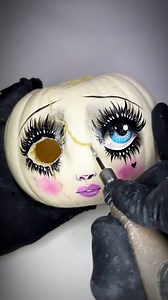 192K views · 10K reactions | The Great Pumpkin Makeover  #pidgindoll #carvingpumpkin #jackolantern #halloween #dolls #dollolantern #pumpkincarving #pumpkinspice #dollpainting #dollstagram | Pidgin Doll | Facebook