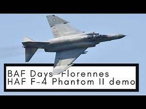 Legendary F-4E Phantom II Displaying at Belgian Air Force Days, Florennes 2026! | Hellenic Air Force