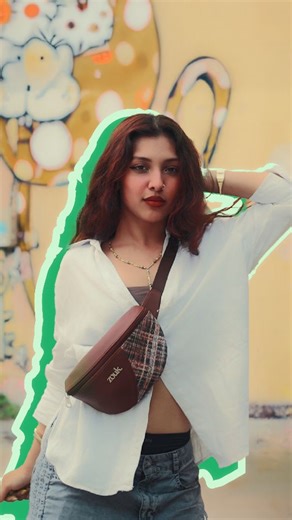 Zouk on Instagram: "I like my fashion the way I like my days — fast, fierce, and unapologetically me 💥 The Freya Fanny Pack is my new sidekick that is compact, cool and ready to roll! 👊 🛒 Get yours today at zouk.co.in [Bags, Fanny Pack, Travel, New collection, Gen Z, Street style] #Zouk #AltByZouk #NewLaunch #Handcrafted #CrueltyFree #ProudlyIndian #vegan"