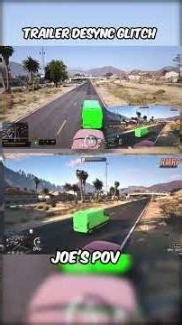Glitched Trailer is Driving Itself in the WRONG LANE #gtarp #fivem #glitch #gta