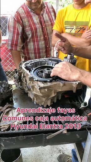 Aprendizaje de fallas comunes de transmisión automática de Hyundai Elantra 2013