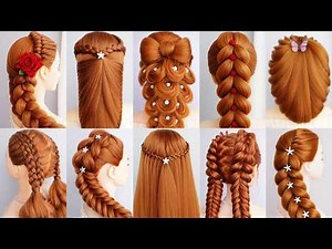 So Pretty! TOP 10 Easy Wedding Guest & Formal Hairstyles | Half Up Half Down Braid Looks