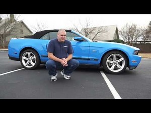 2010 Ford Mustang Premium GT V-8 Convertible Grabber Blue