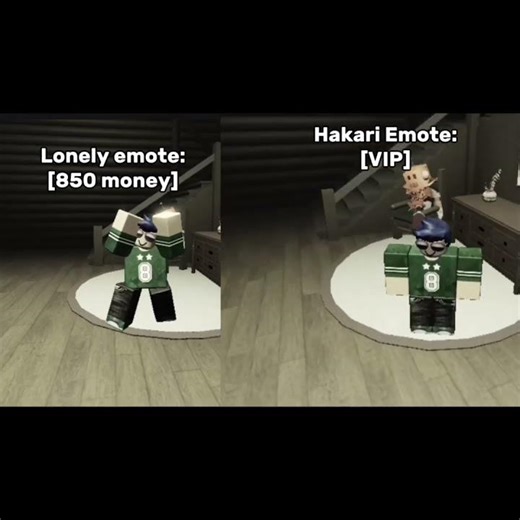 The new lonely emote or VIP Hakari emote in forsaken.