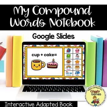 Compound Words Notebook Interactive Adapted Book No Prep Digital Resource