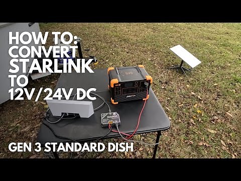 How to Convert Starlink to 12V DC Power
