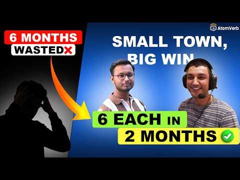 PTE Success Story: How a Small Town Student with No English Background Got 6 Each | AtomVerb Classes